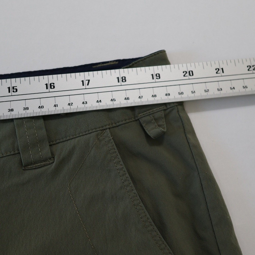 Columbia Mens Performance Hiking Shorts Olive Green Size 38 Flat Front Outdoor - Picture 5 of 8